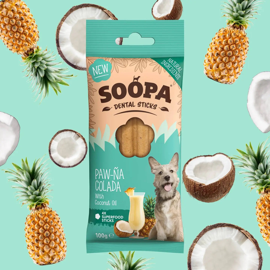 Soopa sticks- Paw-Na Colada Sticks