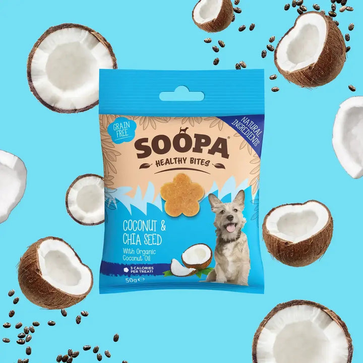 Soopa Treats - Coconut & Chia Seed Dog Treats